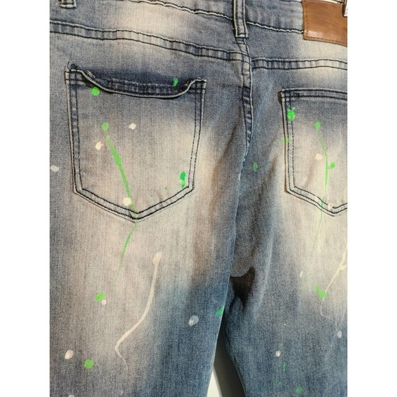 WAIMEA skinny fit destructed destroyed jeans youth size 20 - Picture 5 of 6